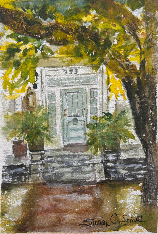 Southern Front Porch 5 by 7 Giclee Print