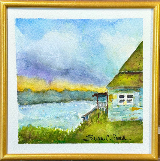 Original Impressionist watercolor