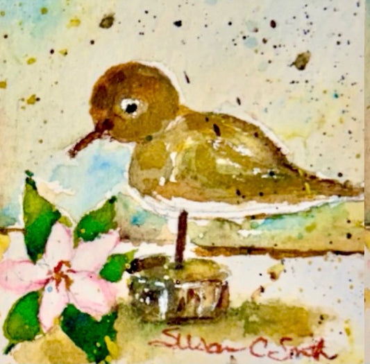 Original Impressionist Watercolor commission for Chris Kemp